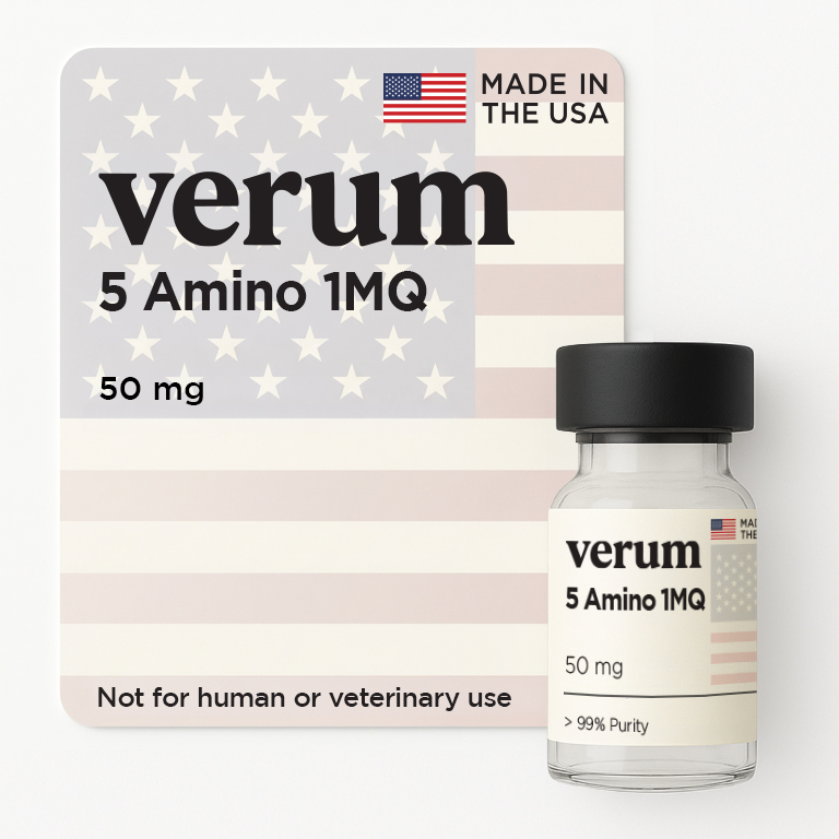 5 Amino 1MQ 50mg research peptide vial